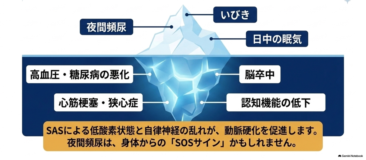 SASが引き起こす健康リスク